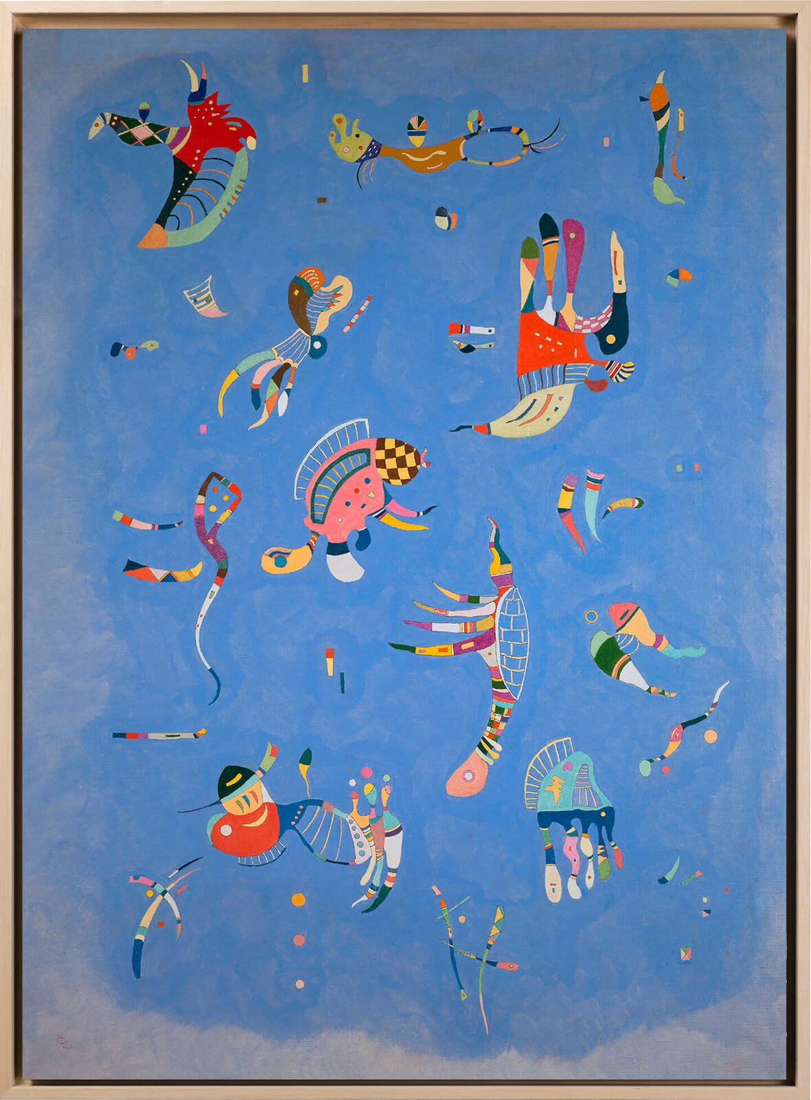 Kandinsky - Cielo blu | Stampa piatta HD o in 3D