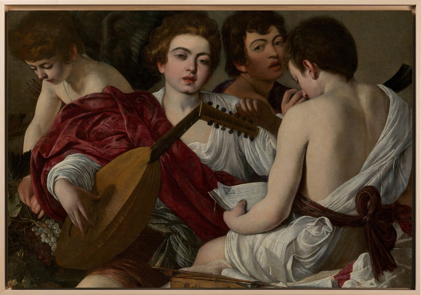 Caravaggio - I musicisti | Stampa piatta HD o in 3D