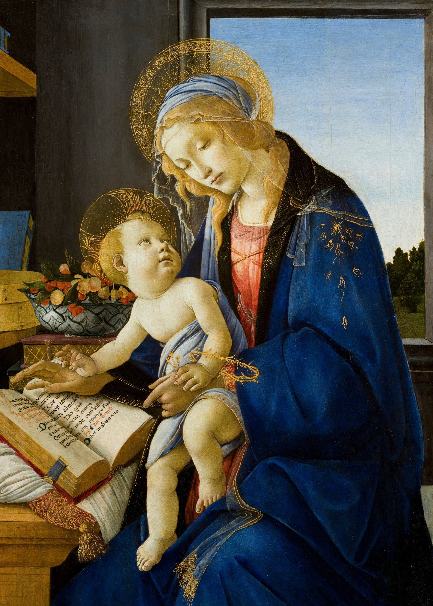 Botticelli - Madonna del libro | Stampa piatta HD o in 3D