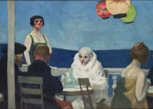 Hopper - Soir Bleu| Stampa piatta HD o in 3D