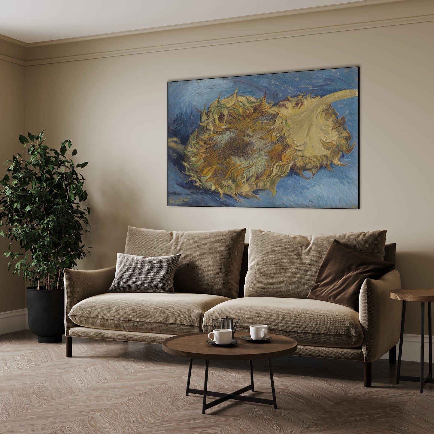 Van Gogh - Sternennacht | HD-Flach- oder 3D-Druck