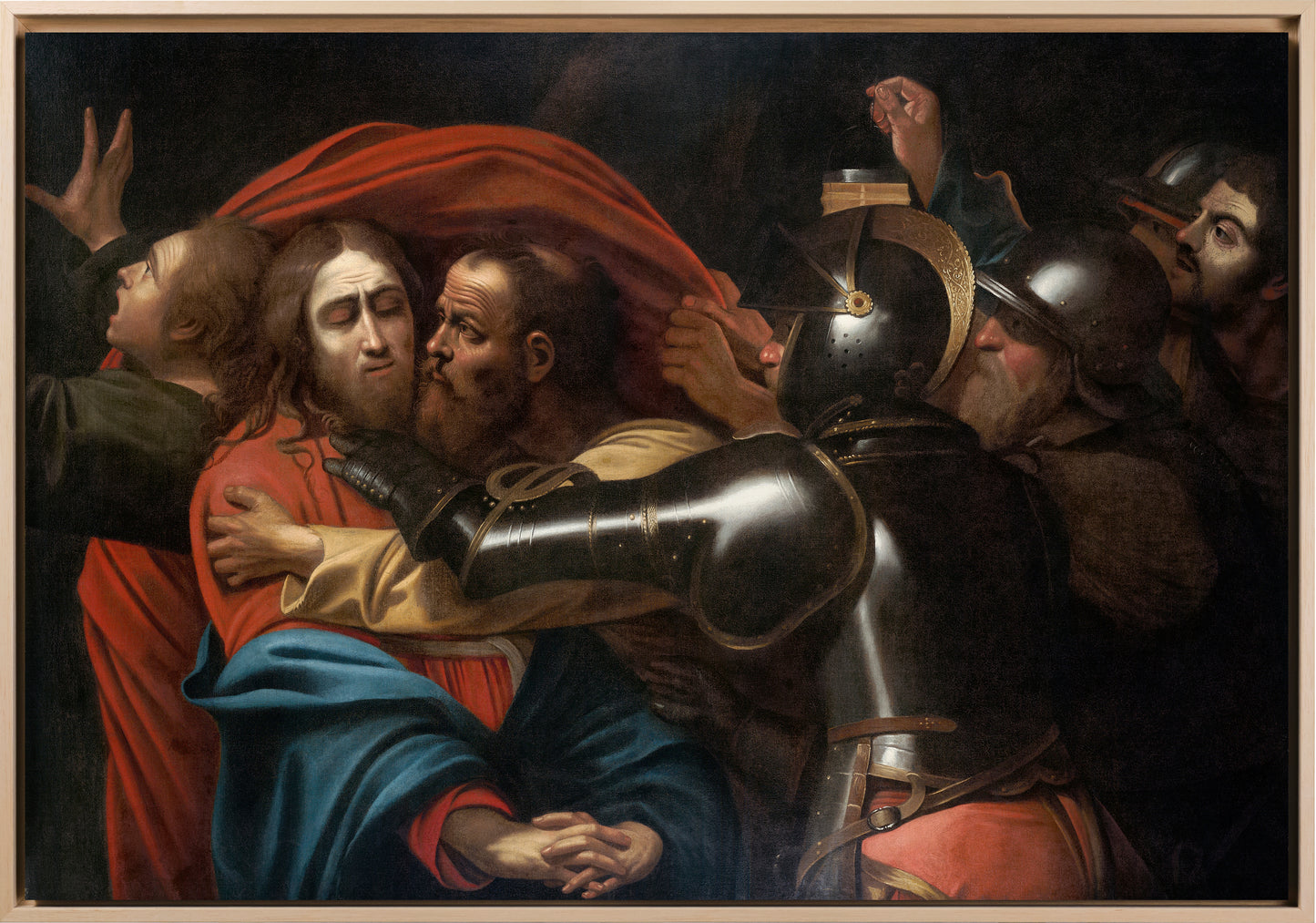 Caravaggio - Cattura di cristo | Stampa piatta HD o in 3D