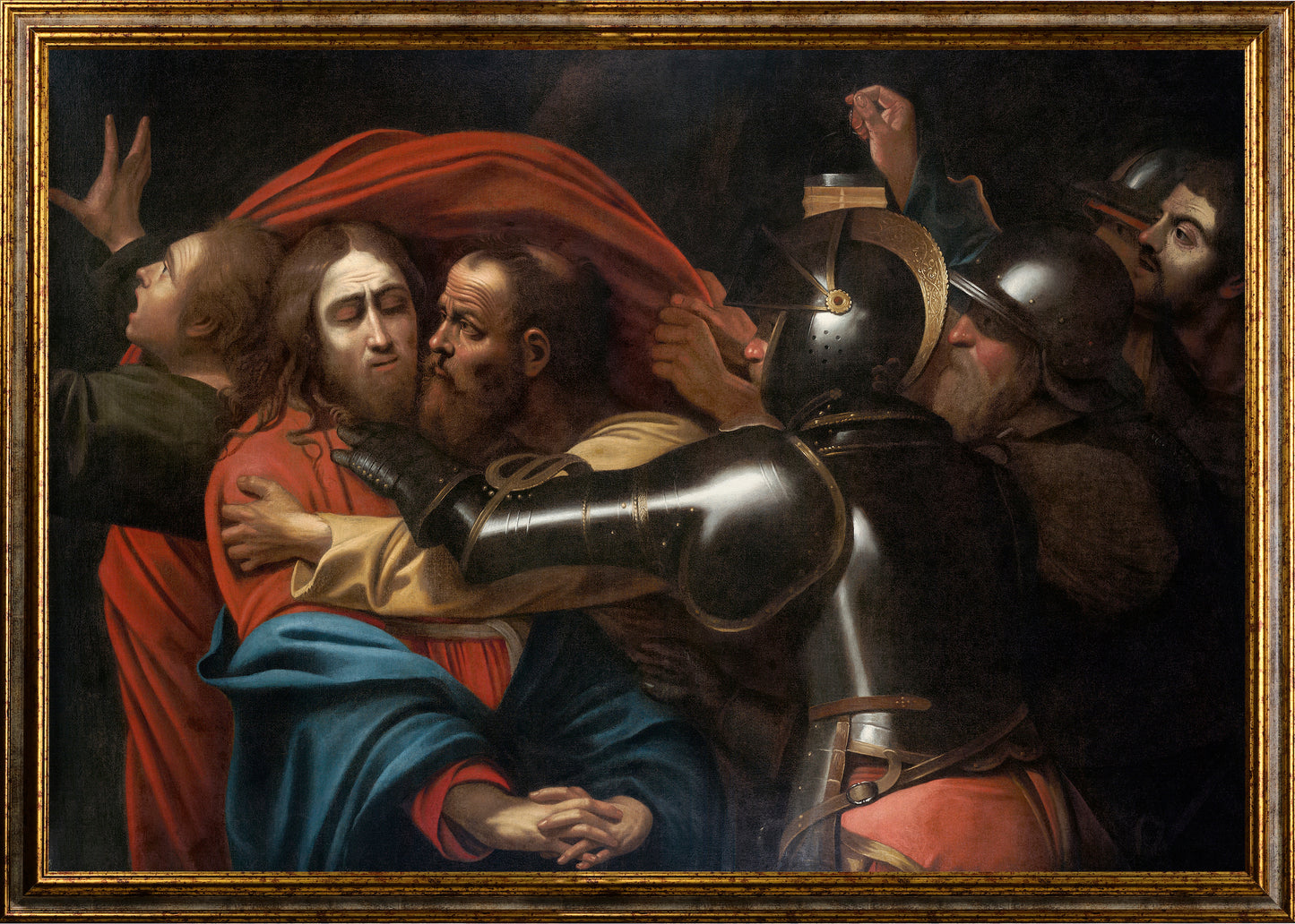 Caravaggio - Cattura di cristo | Stampa piatta HD o in 3D