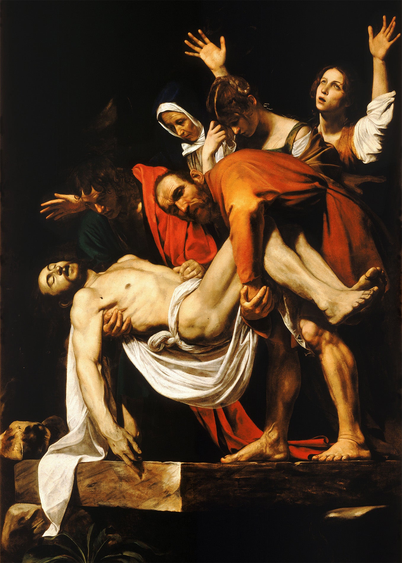 Caravaggio - Deposizione | Stampa piatta HD o in 3D