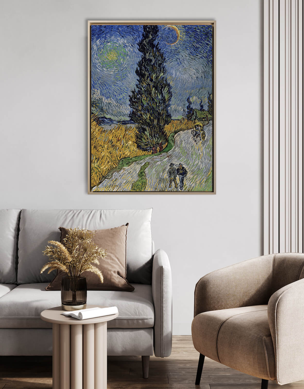 Van Gogh - Cipresso in provenza | Stampa piatta HD o in 3D