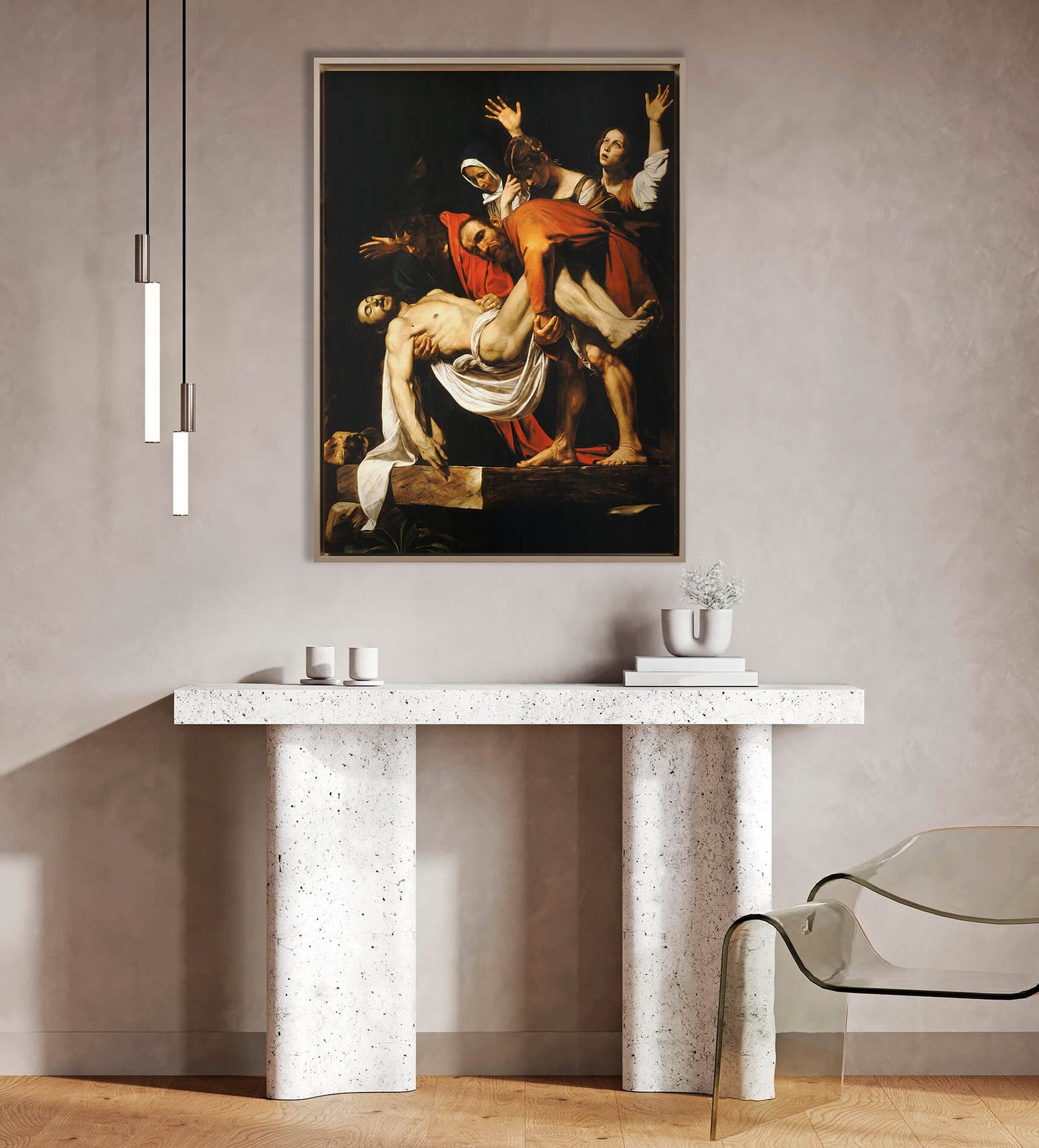 Caravaggio - Deposizione | Stampa piatta HD o in 3D