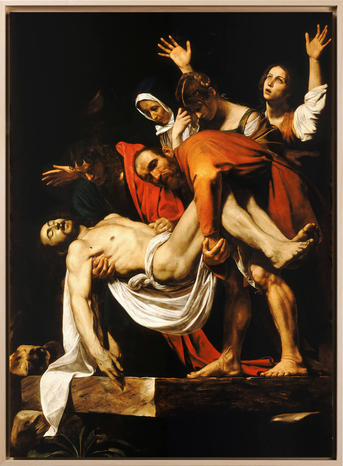 Caravaggio - Deposizione | Stampa piatta HD o in 3D