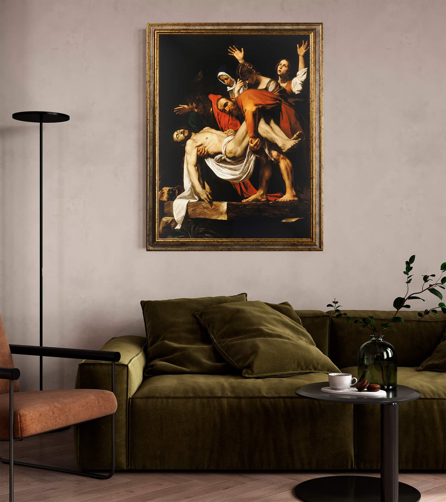 Caravaggio - Deposizione | Stampa piatta HD o in 3D