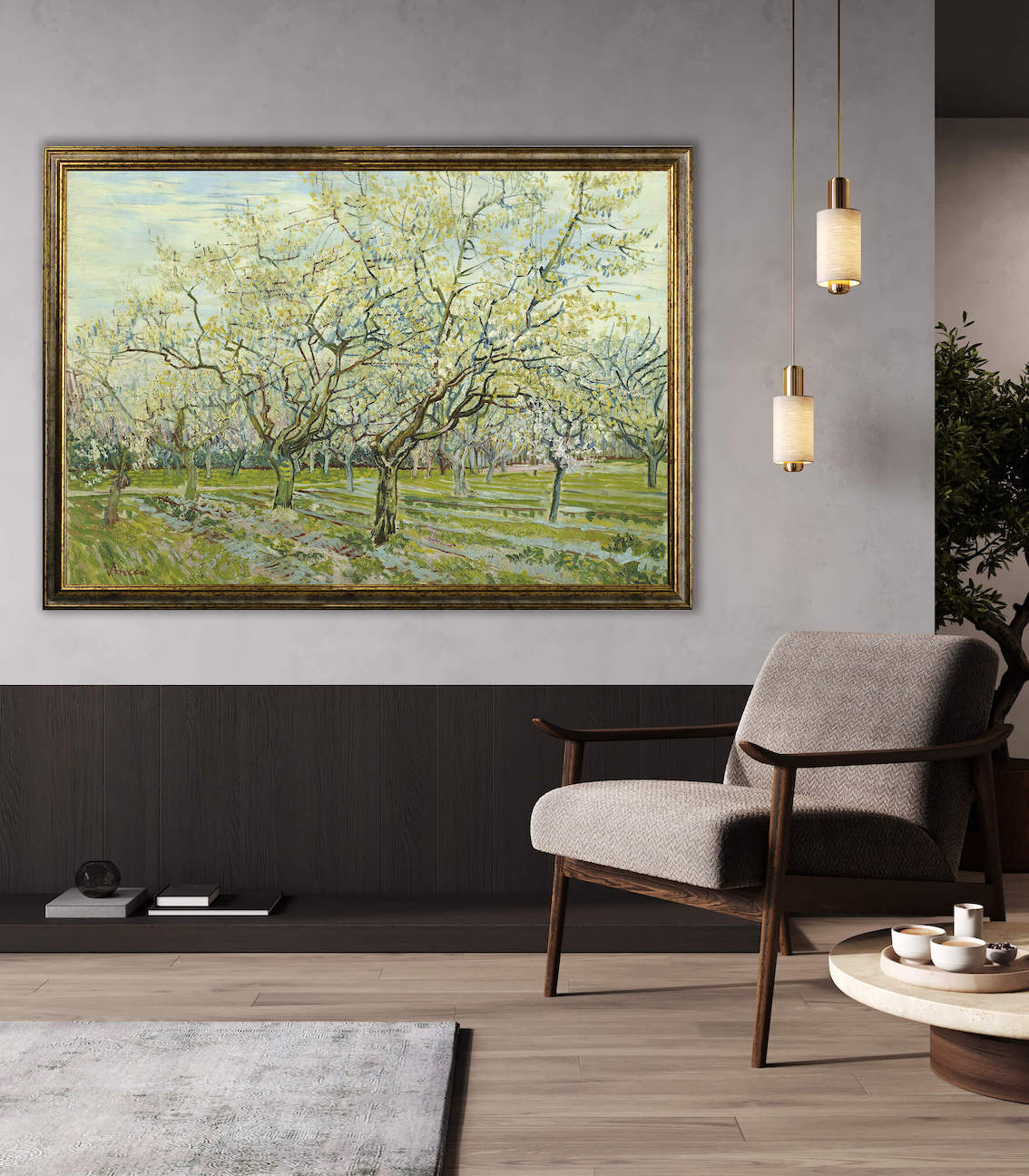 Van Gogh - Sternennacht | HD-Flach- oder 3D-Druck