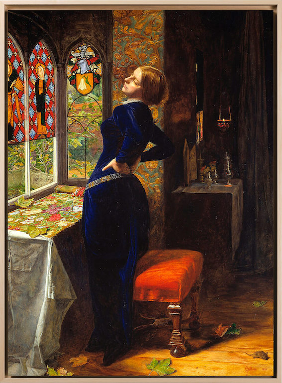 John Everett Millais - Mariana | Stampa piatta HD o in 3D