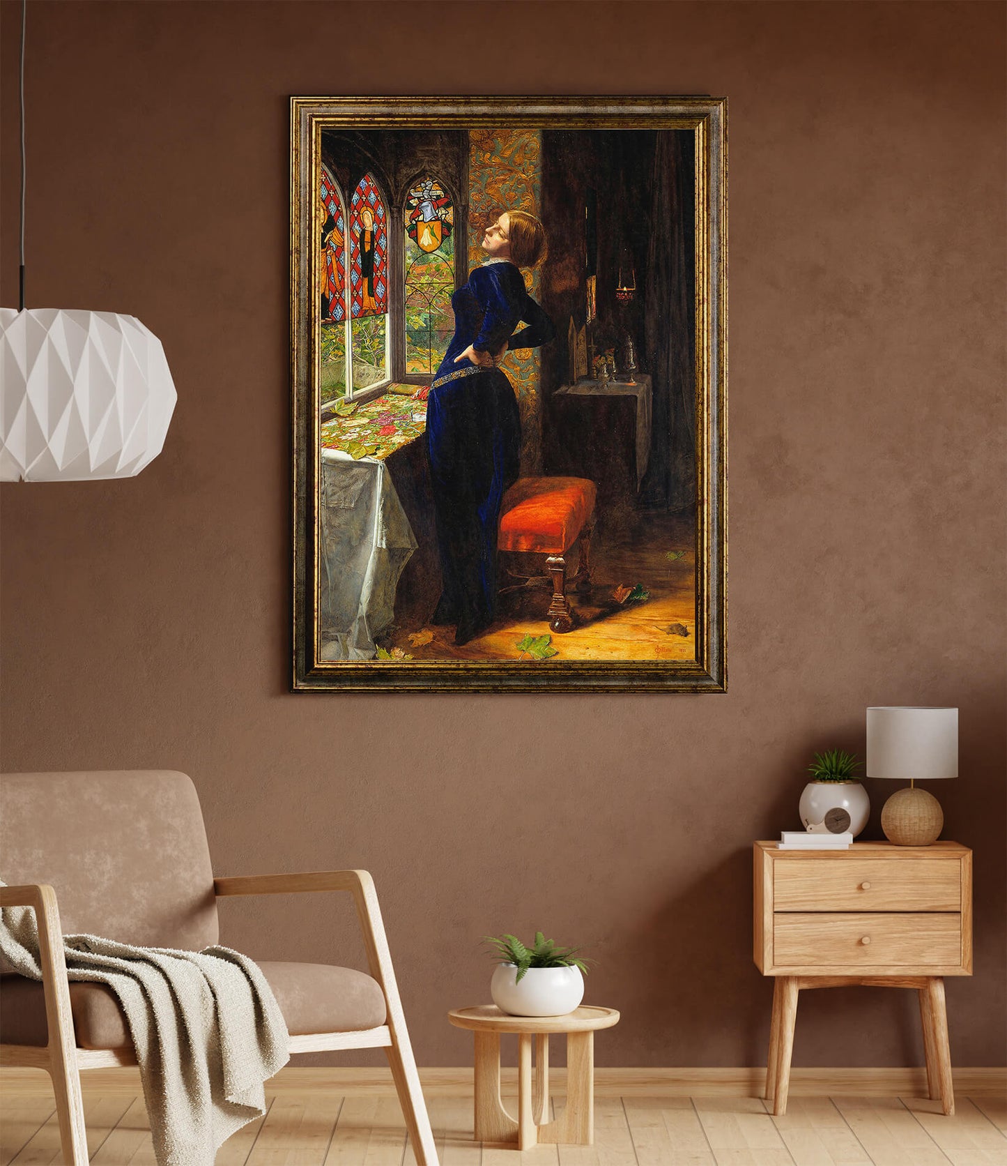 John Everett Millais - Mariana | Stampa piatta HD o in 3D