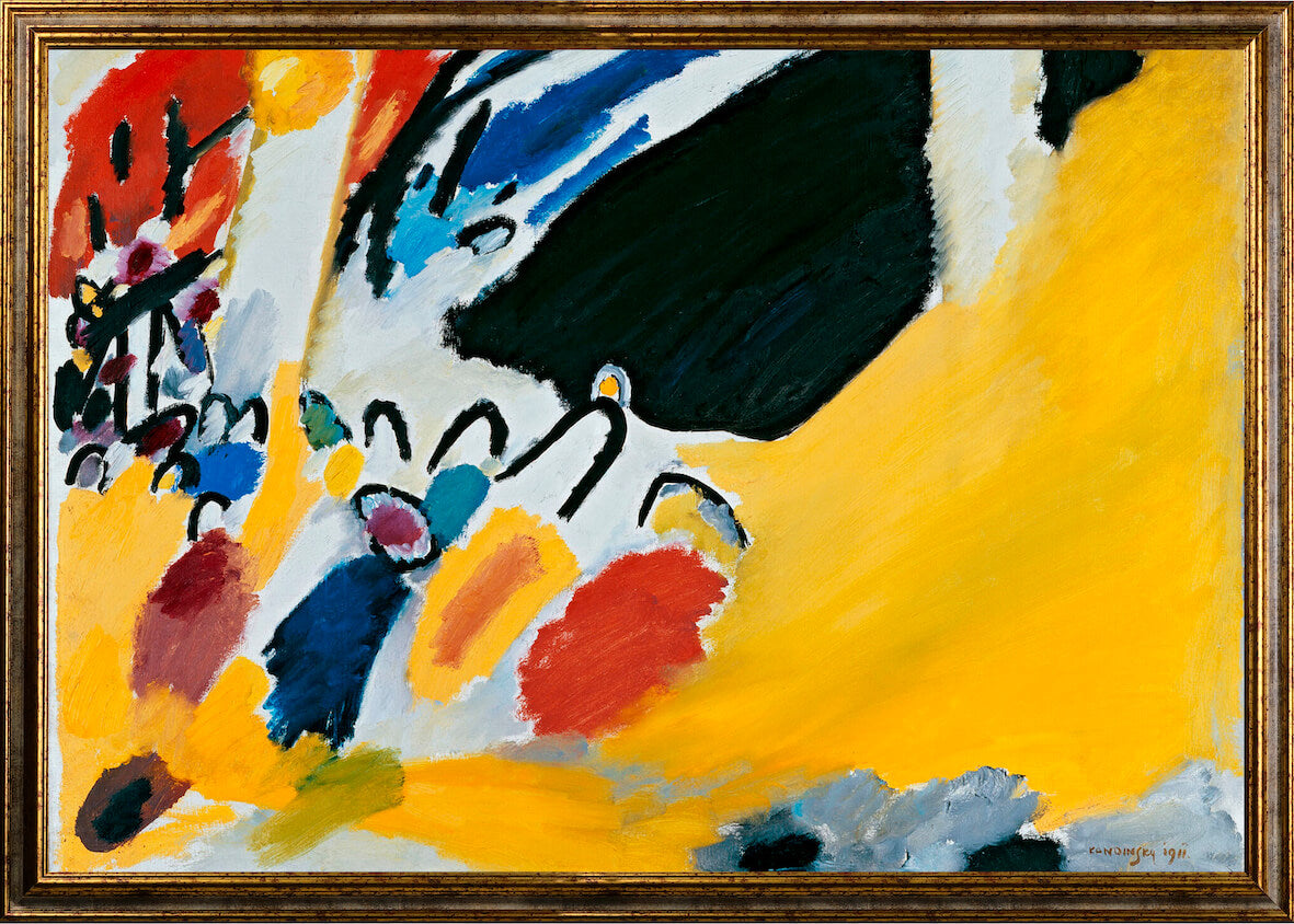 Kandinsky- Impressione III | Stampa piatta HD o in 3D