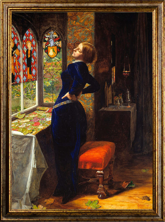 John Everett Millais - Mariana | Stampa piatta HD o in 3D