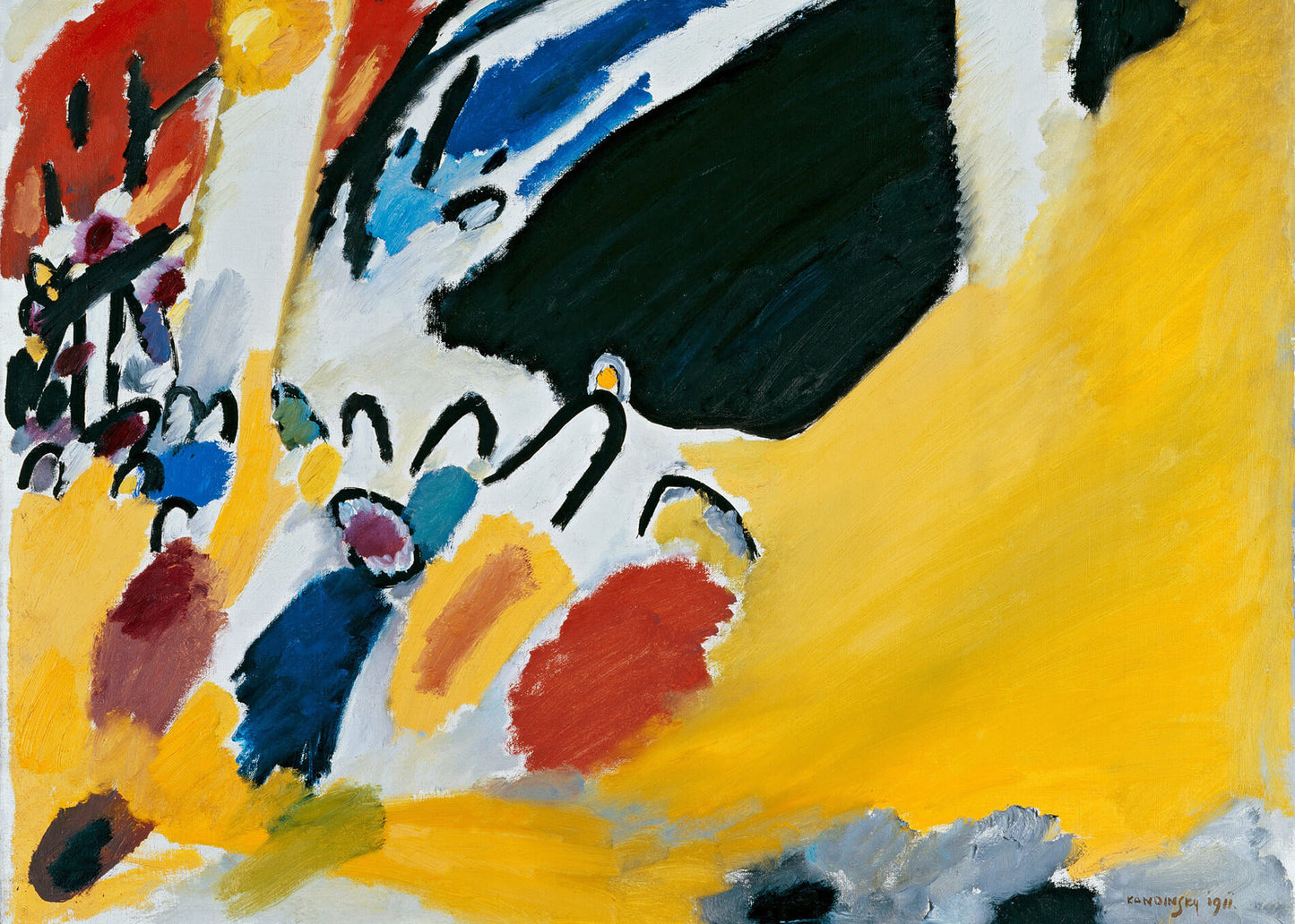 Kandinsky- Impressione III | Stampa piatta HD o in 3D