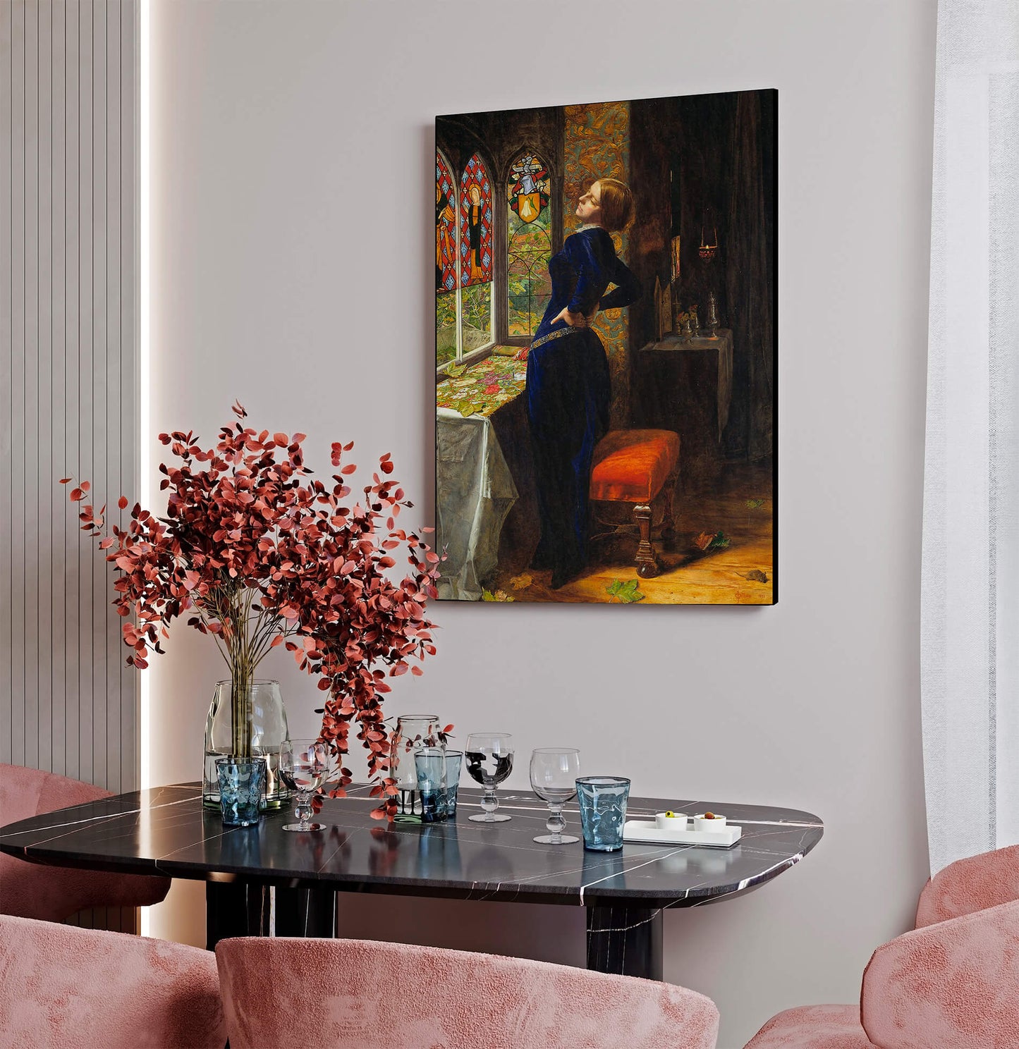 John Everett Millais - Mariana | Stampa piatta HD o in 3D