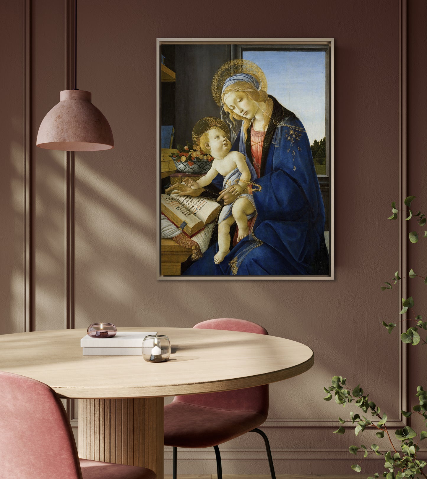 Botticelli - Madonna del libro | Stampa piatta HD o in 3D