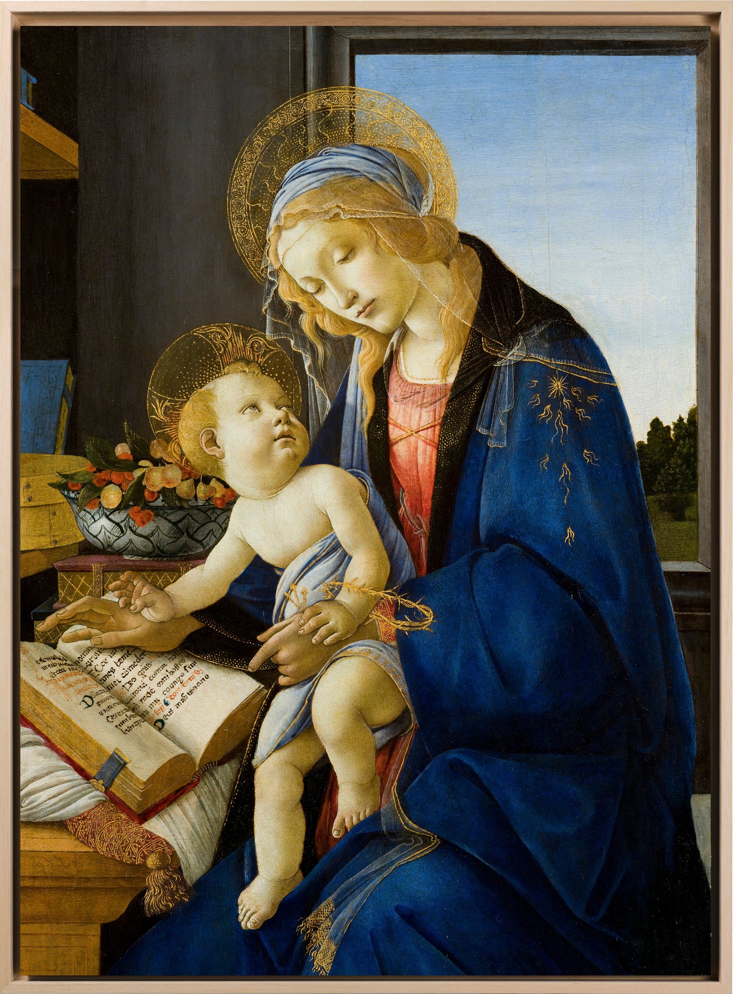 Botticelli - Madonna del libro | Stampa piatta HD o in 3D
