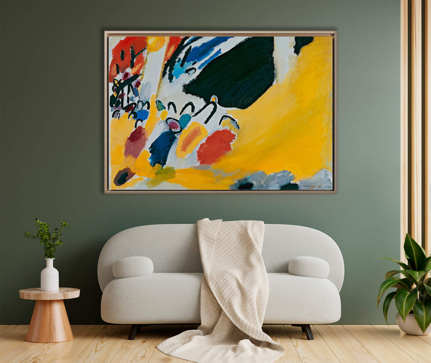Kandinsky- Impressione III | Stampa piatta HD o in 3D