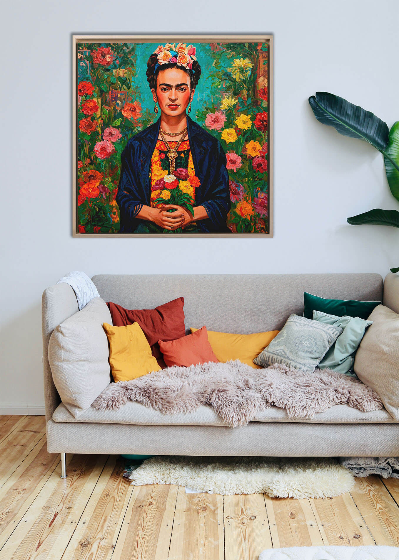 Klimt - Garden with Sunflowers | Glossy Effect