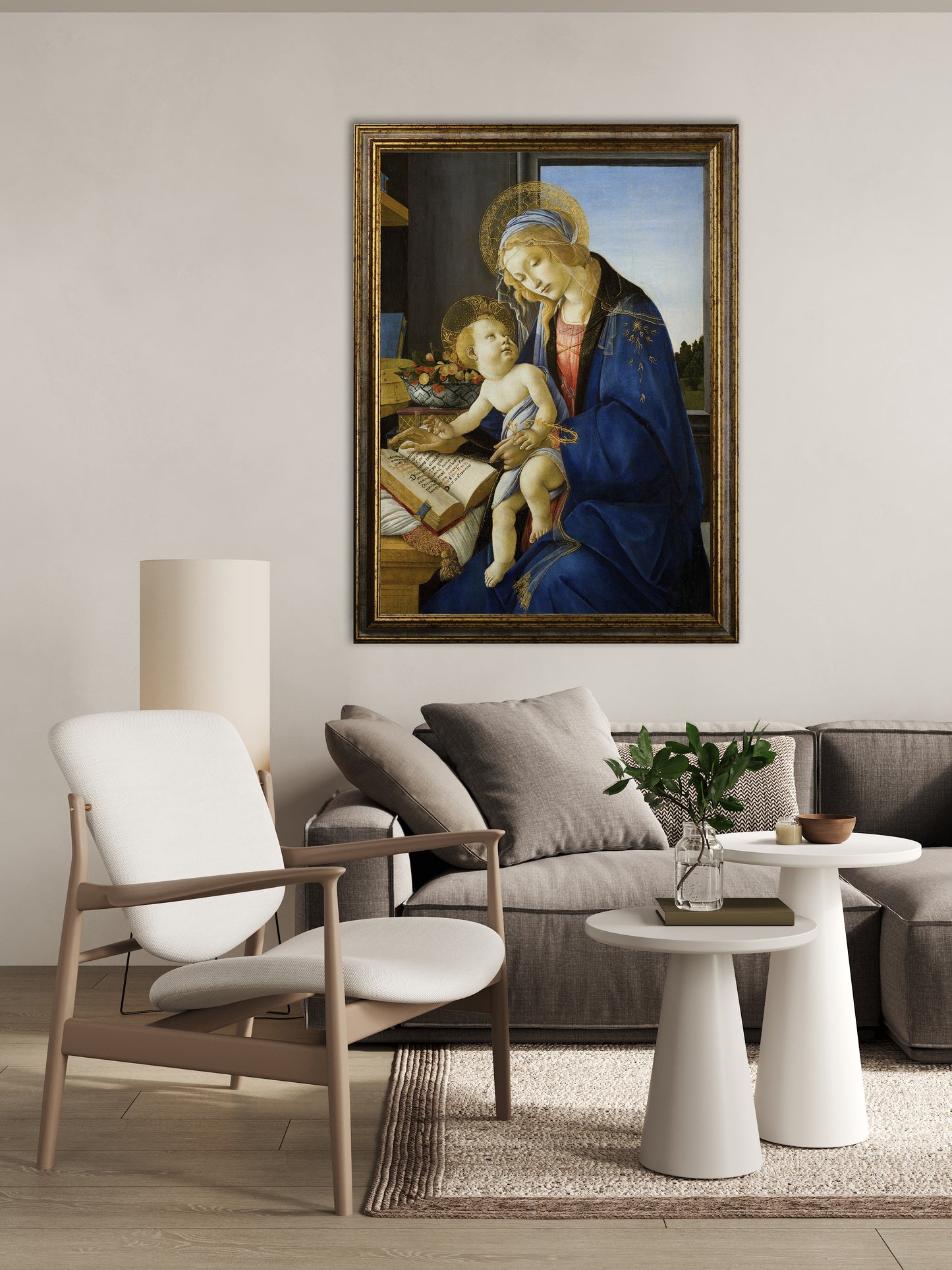 Botticelli - Madonna del libro | Stampa piatta HD o in 3D
