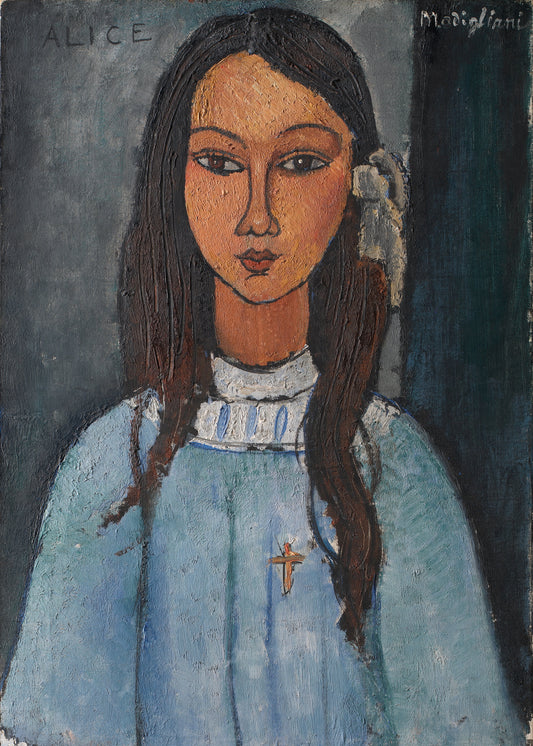 Modigliani - Alice | Stampa piatta HD o in 3D