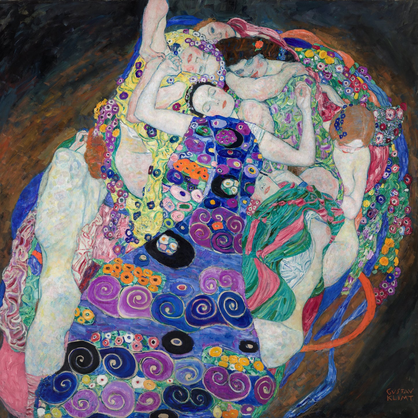 Klimt - La Vergine | Stampa piatta HD o in 3D