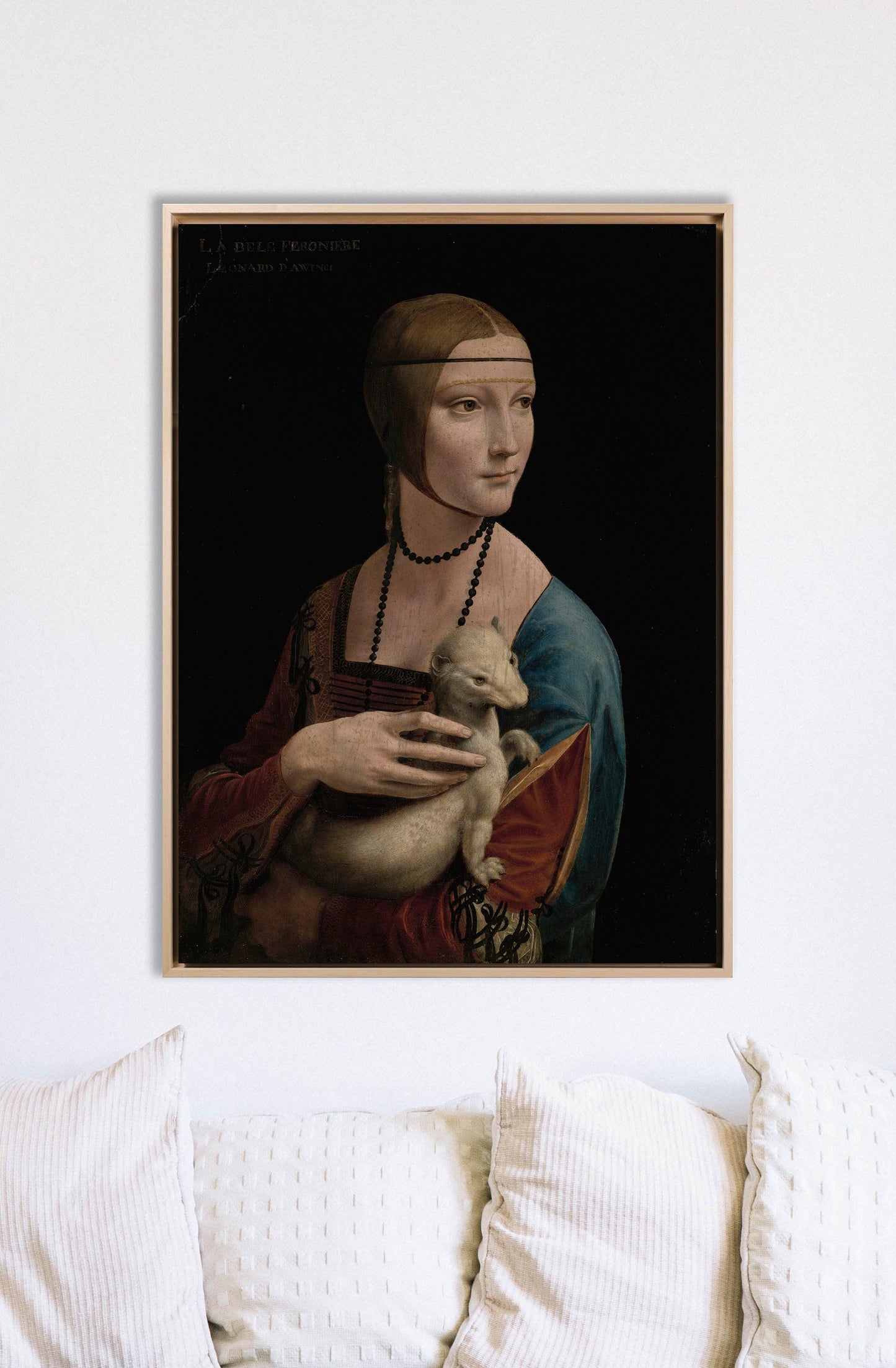 Da Vinci - Dama con l'ermellino | Effetto lucido - Materico