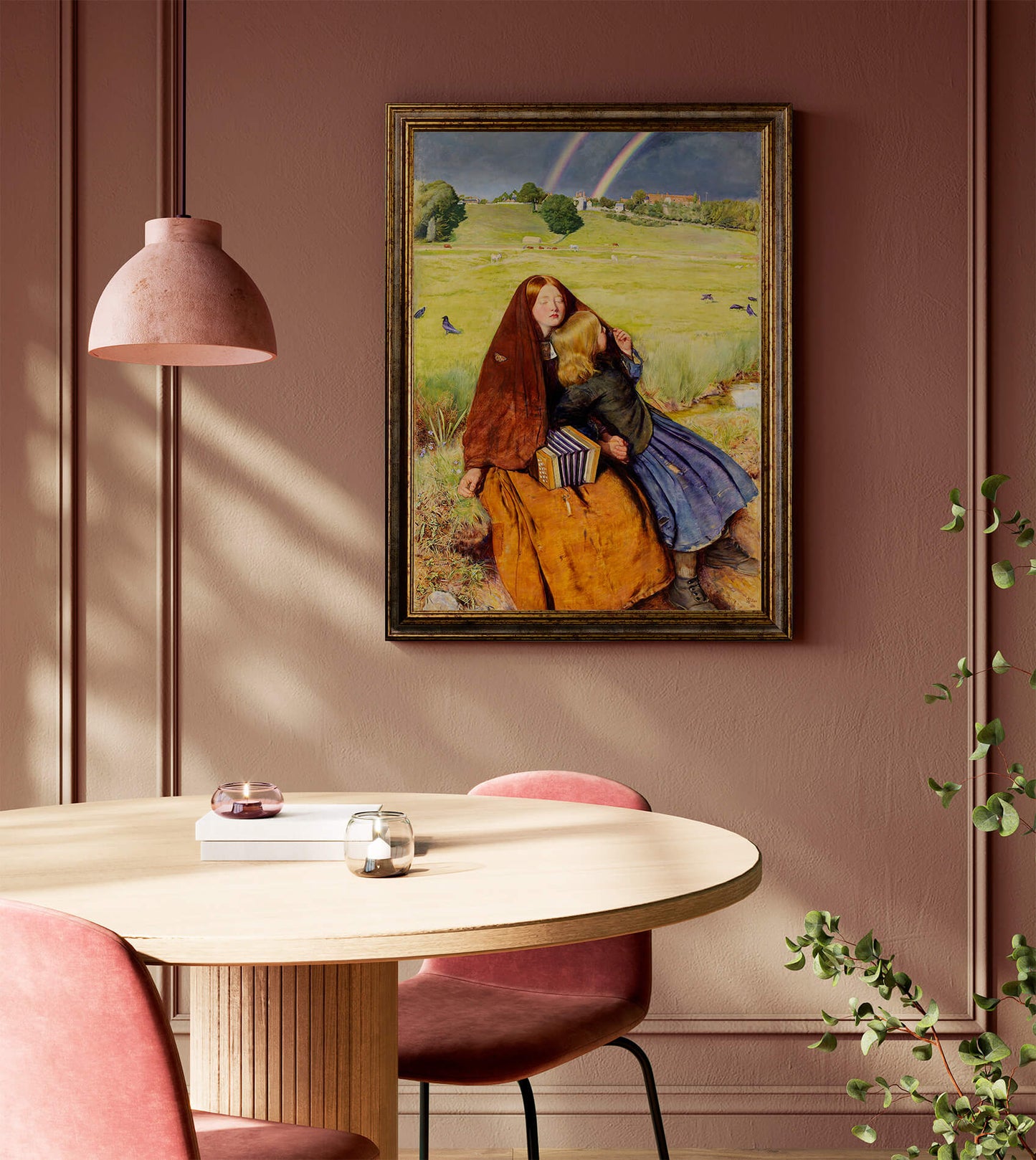 John Everett Millais - La ragazza cieca | Stampa piatta HD o in 3D