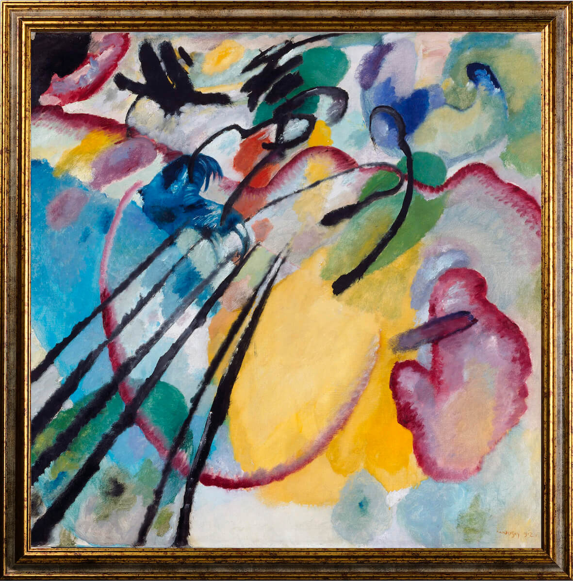 Kandinsky- Improvvisazione 26 Stampa piatta HD o in 3D