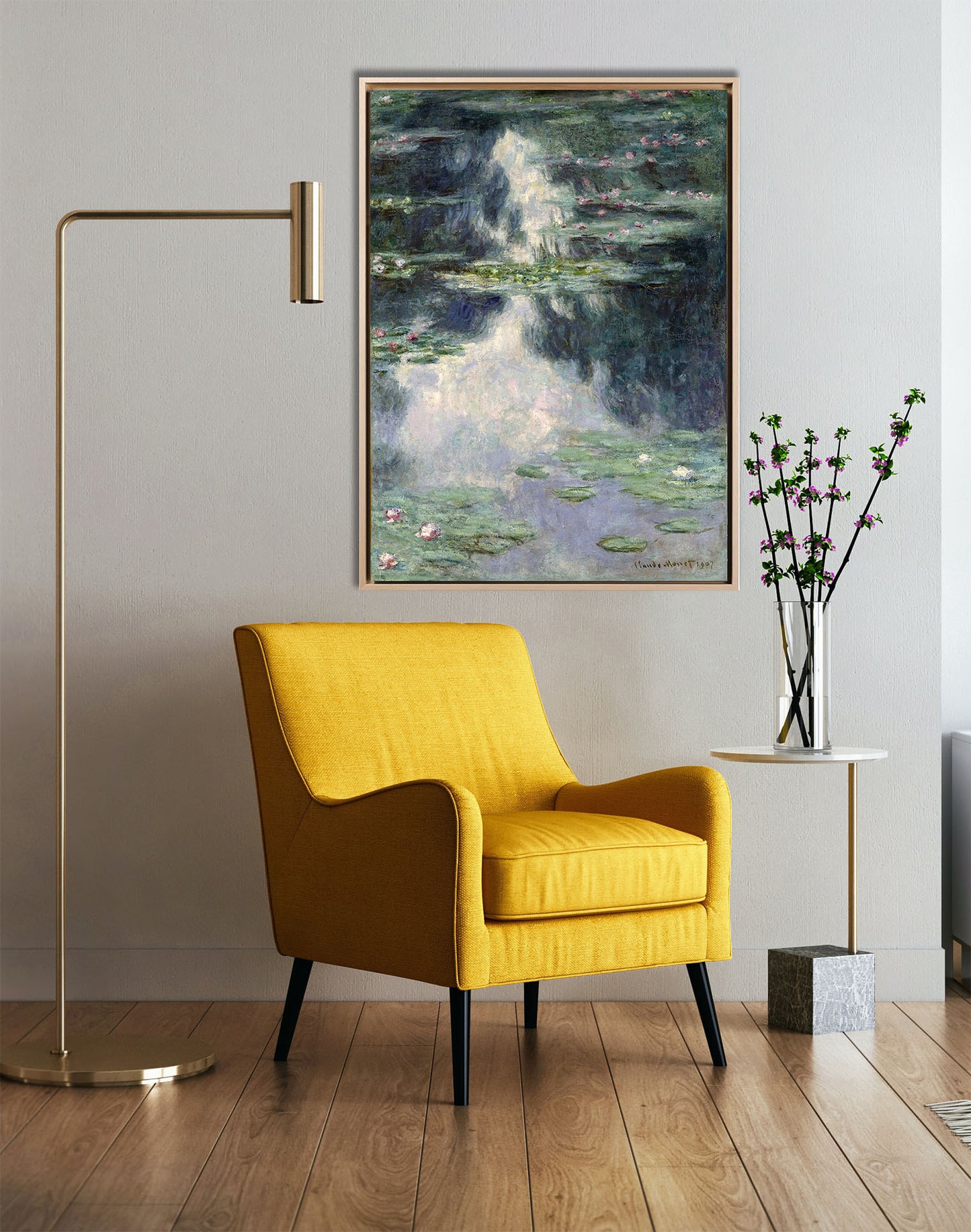 Monet - Water Lilies by Day | Glossy Effect