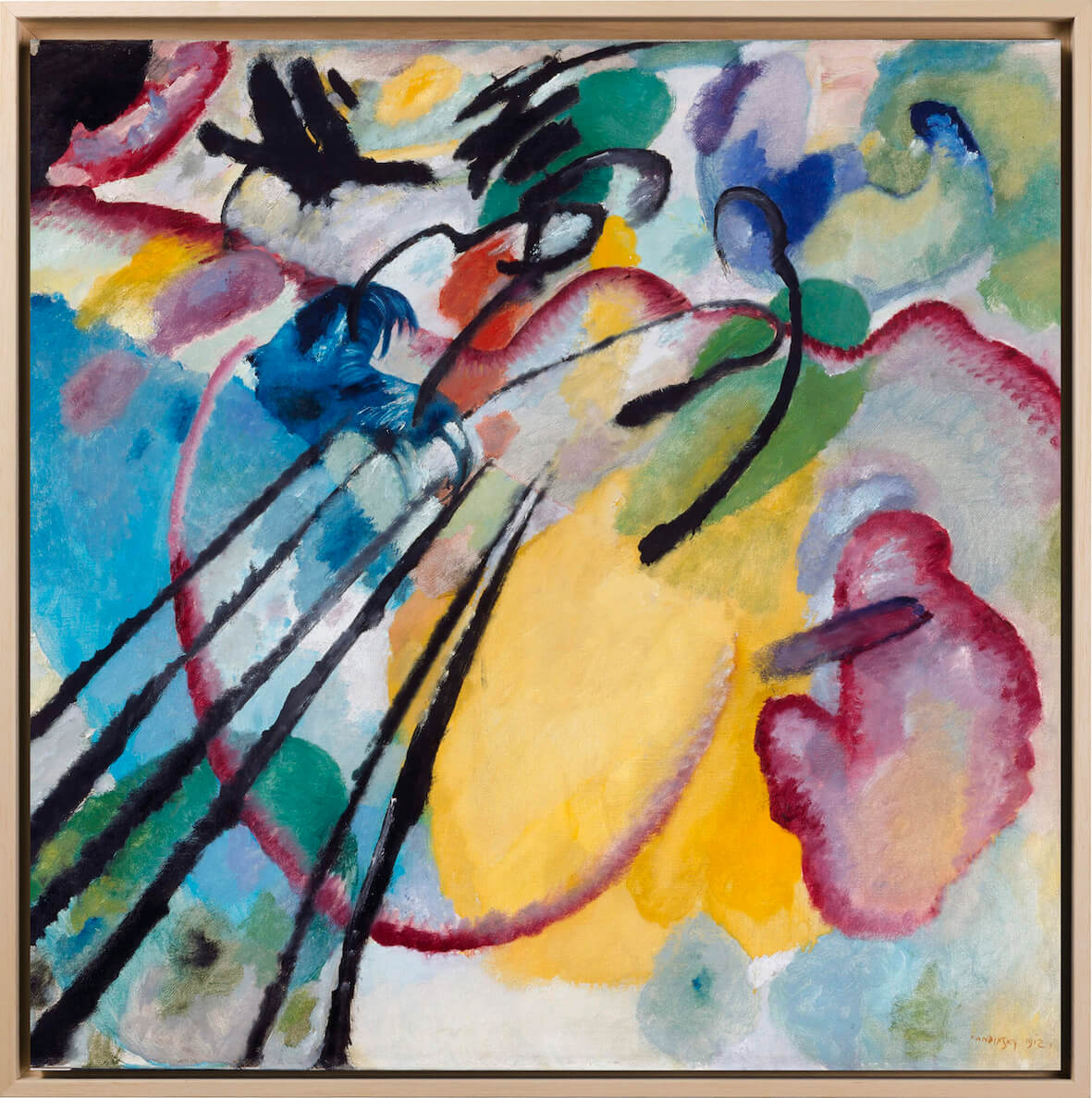 Kandinsky- Improvvisazione 26 Stampa piatta HD o in 3D