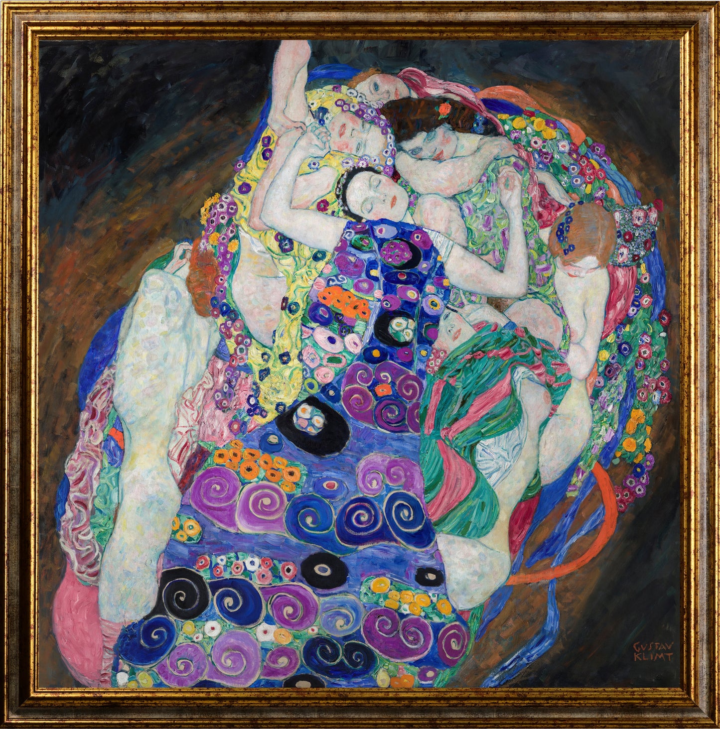 Klimt - La Vergine | Stampa piatta HD o in 3D