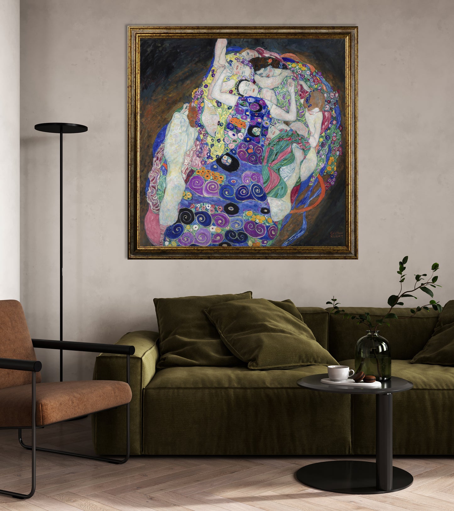 Klimt - La Vergine | Stampa piatta HD o in 3D