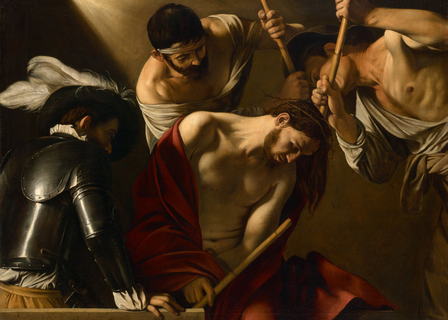 Caravaggio - Incoronazione di spine | Stampa piatta HD o in 3D
