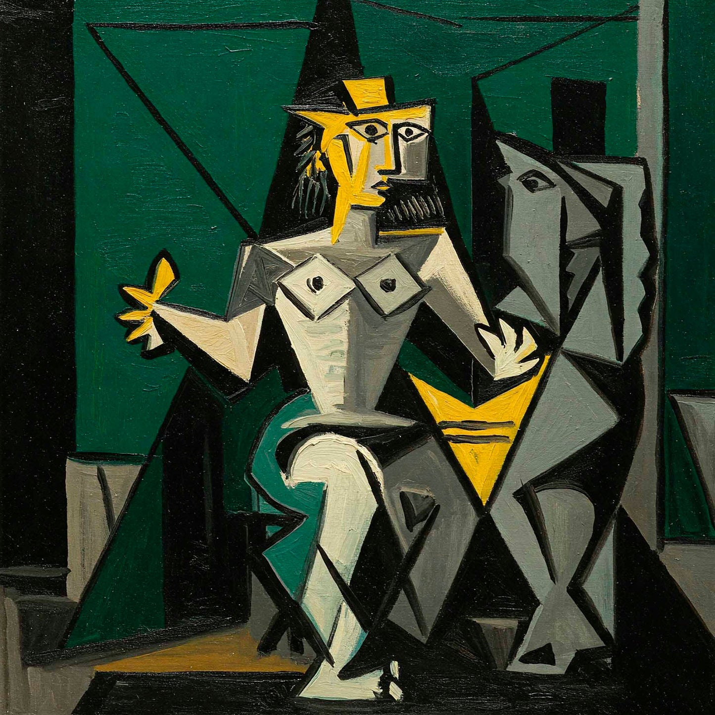 Ispirazione Picasso - Regina| Stampa piatta HD o in 3D