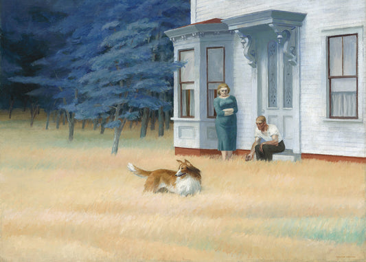 Hopper - Sera a Cape Cod | Stampa piatta HD o in 3D