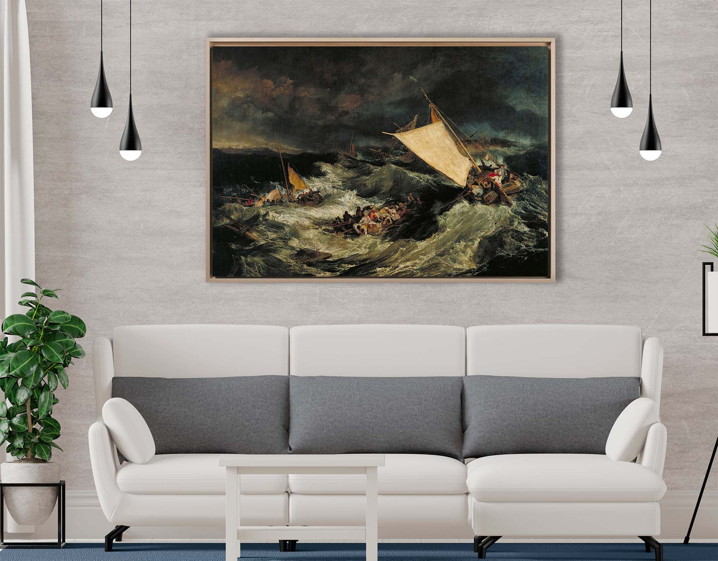 Turner - Il naufragio | Stampa piatta HD o in 3D