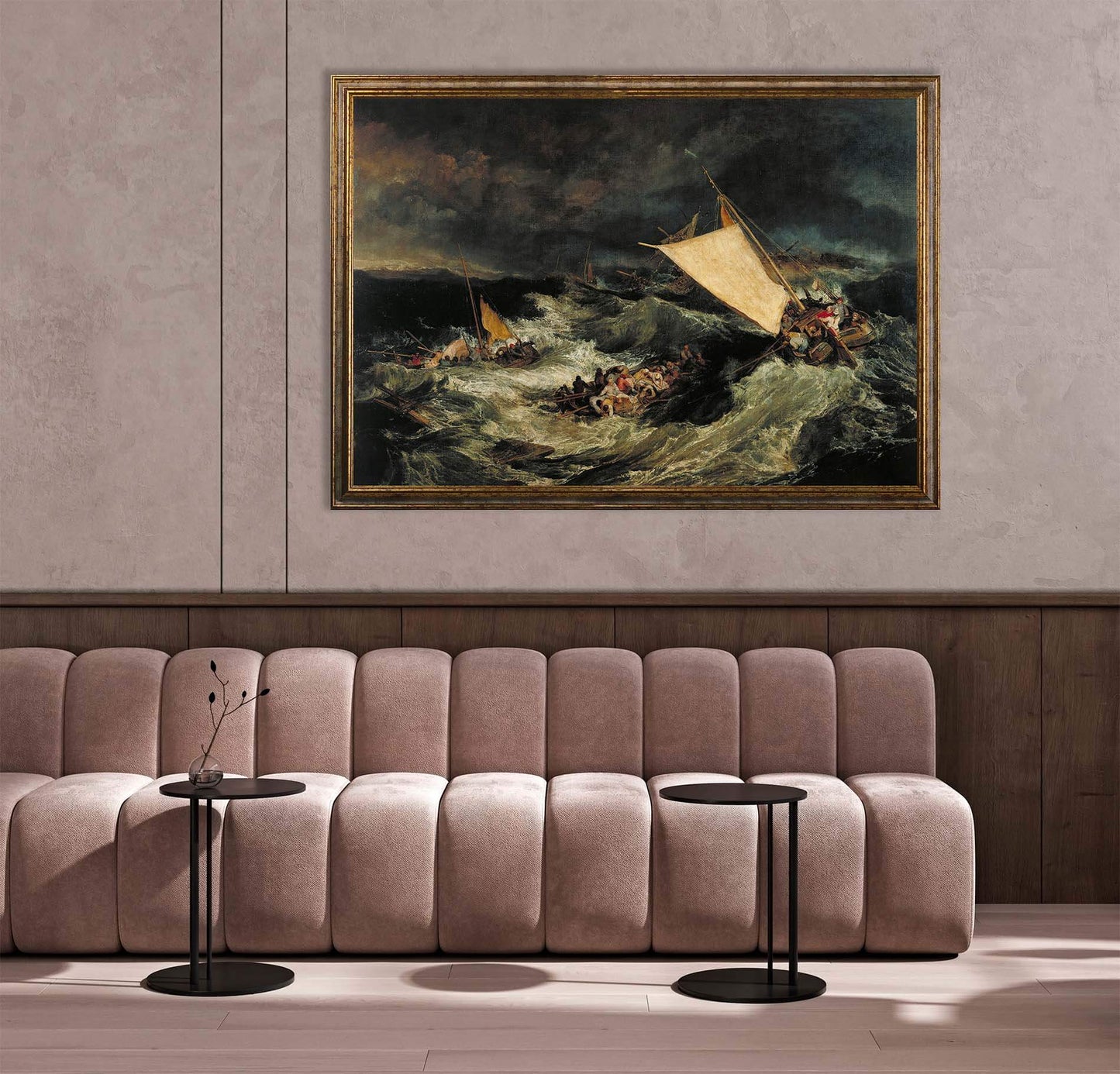Turner - Il naufragio | Stampa piatta HD o in 3D