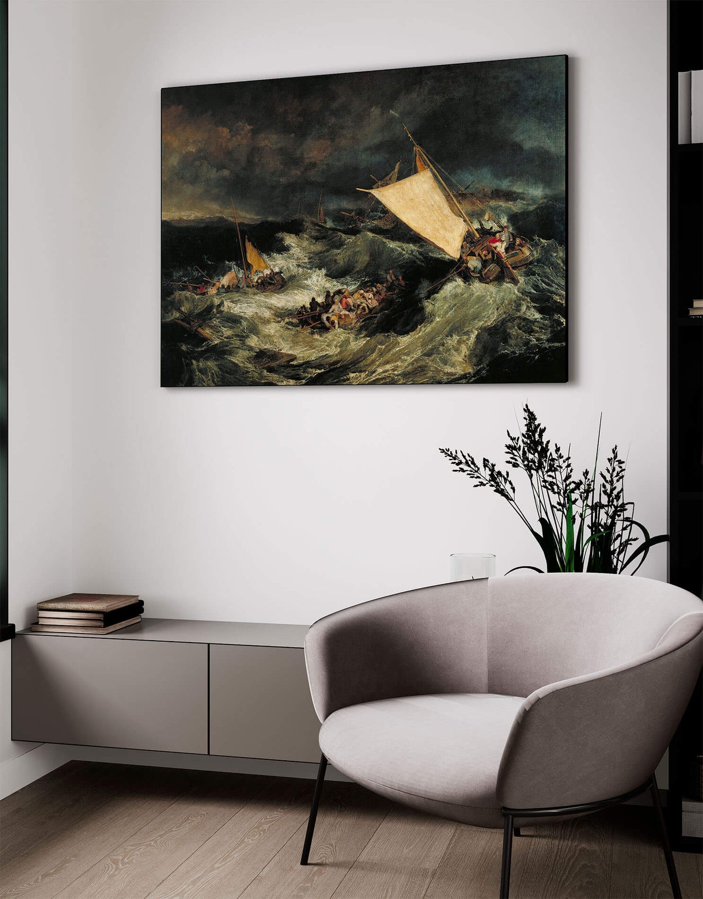 Turner - Il naufragio | Stampa piatta HD o in 3D