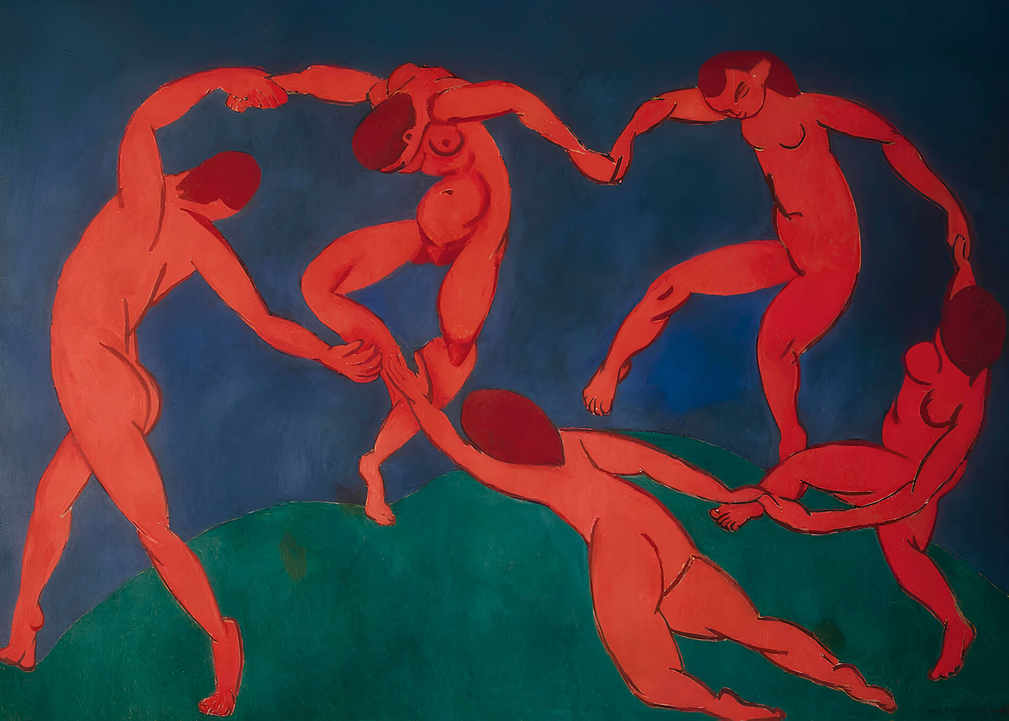 Henri Matisse - La danza | Stampa piatta HD o in 3D