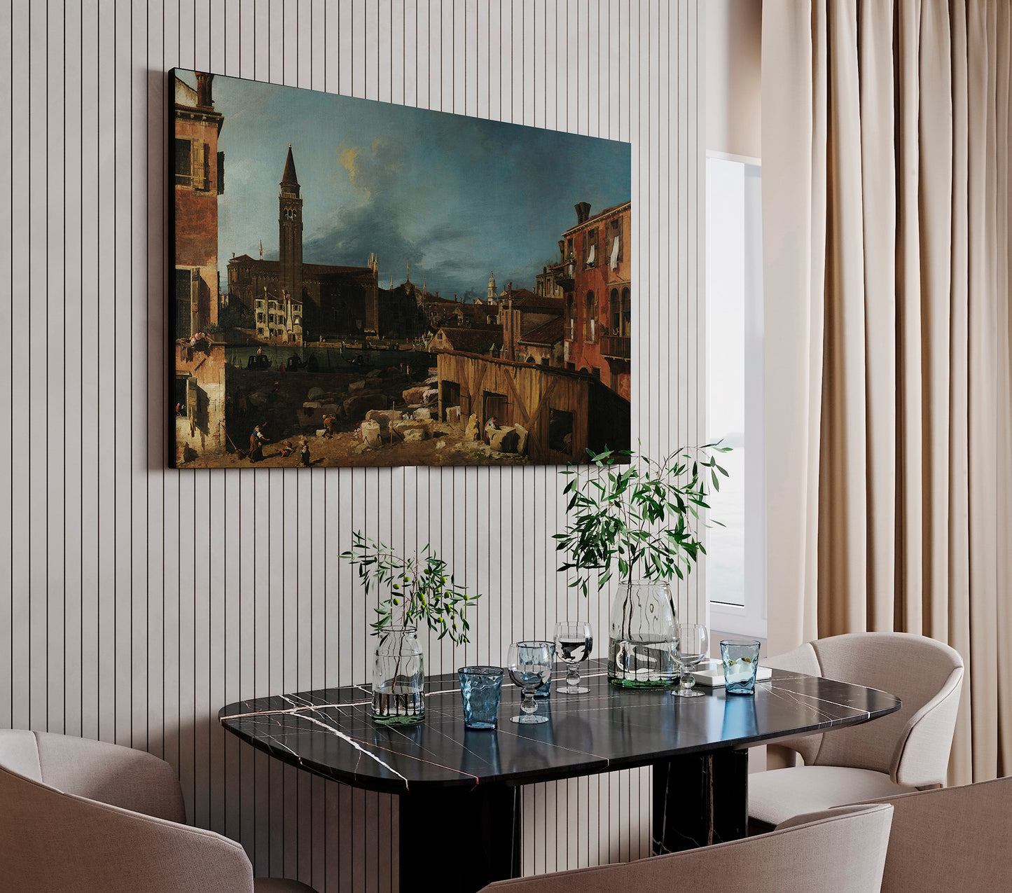 Klimt - Garden with Sunflowers | Glossy Effect