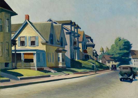 Hopper - Sole su Prospect street | Stampa piatta HD o in 3D