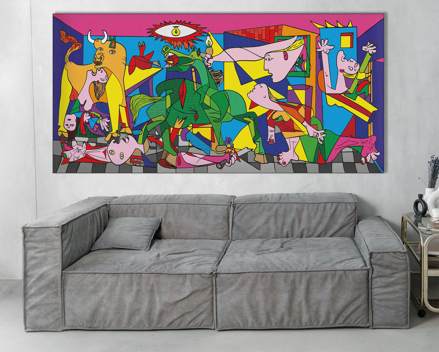 Ispirazione Picasso - Guernica Pop 1 | Stampa piatta HD o in 3D