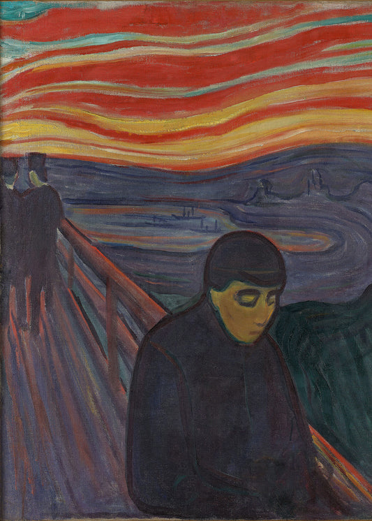 Munch - La disperazione | Stampa piatta HD o in 3D