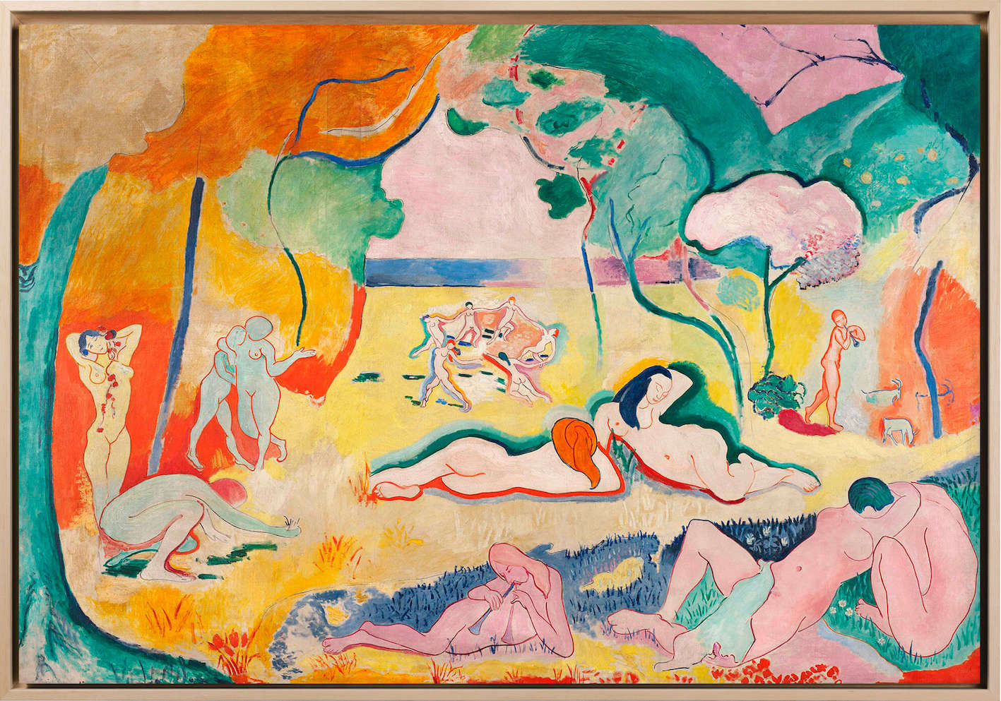 Henri Matisse - La gioia di vivere | Stampa piatta HD o in 3D
