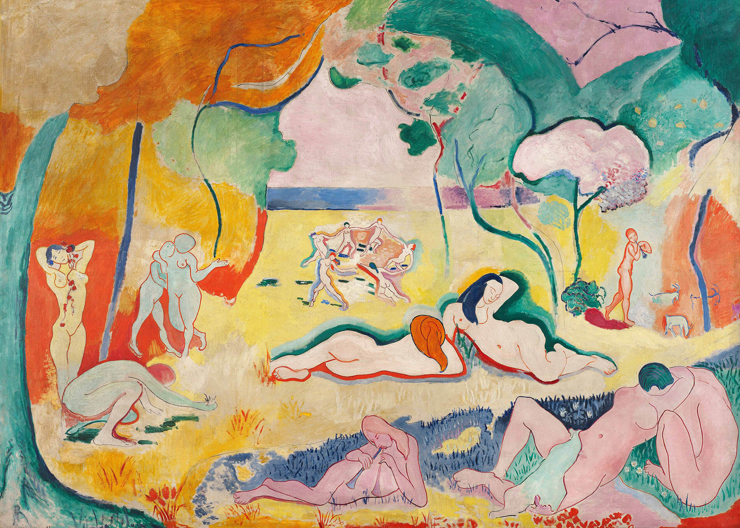 Henri Matisse - La gioia di vivere | Stampa piatta HD o in 3D