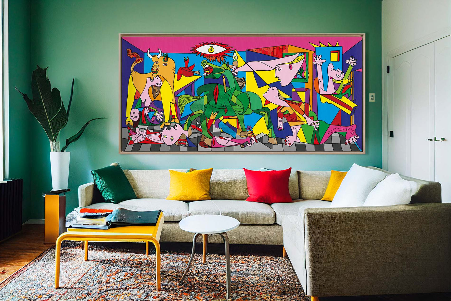 Ispirazione Picasso - Guernica Pop 1 | Stampa piatta HD o in 3D