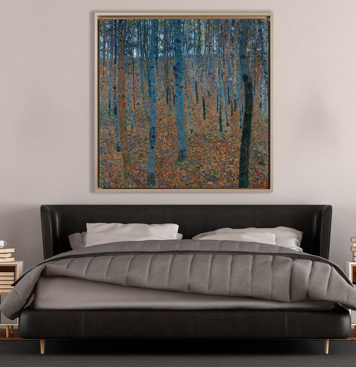 Klimt - Bosco di betulle | Stampa piatta HD o in 3D