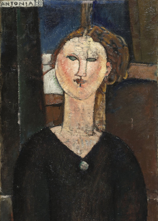 Modigliani - Antonia | Stampa piatta HD o in 3D