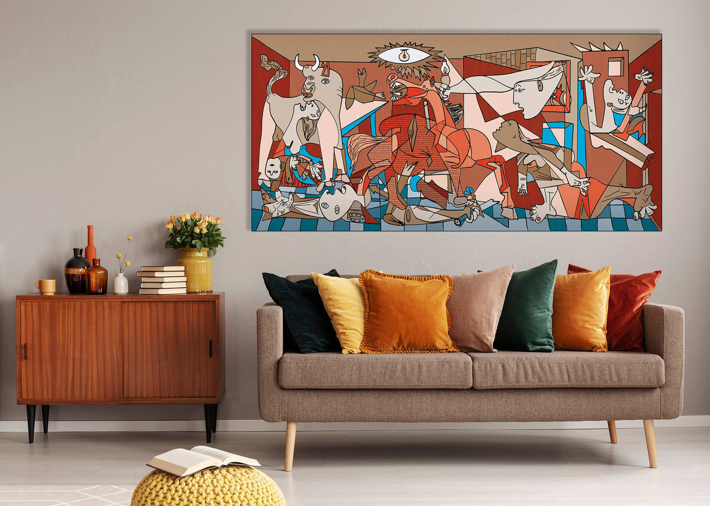 Ispirazione Picasso - Guernica Pop 2 | Stampa piatta HD o in 3D